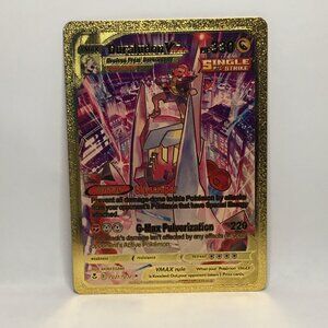 Pokémon Gold Foil Duraludon VMAX TG21/TG30 Fan Art Card ! 330HP
